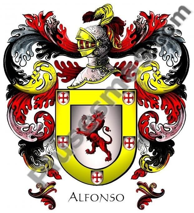 Escudo del apellido Alfonso