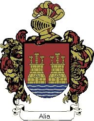 Escudo del apellido Alia