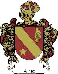 Escudo del apellido Alinez