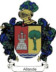 Escudo del apellido Allande