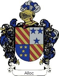 Escudo del apellido Alloc