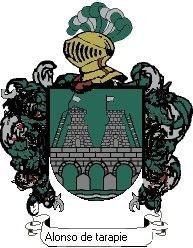 Escudo del apellido Alonso de tarapiel