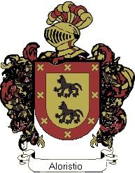 Escudo del apellido Aloristio