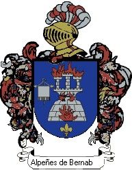 Escudo del apellido Alpeñes de bernabe