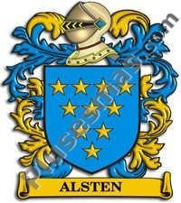 Escudo del apellido Alsten