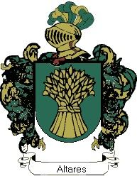 Escudo del apellido Altares