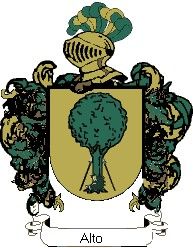 Escudo del apellido Alto