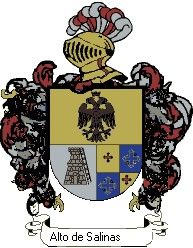 Escudo del apellido Alto de salinas