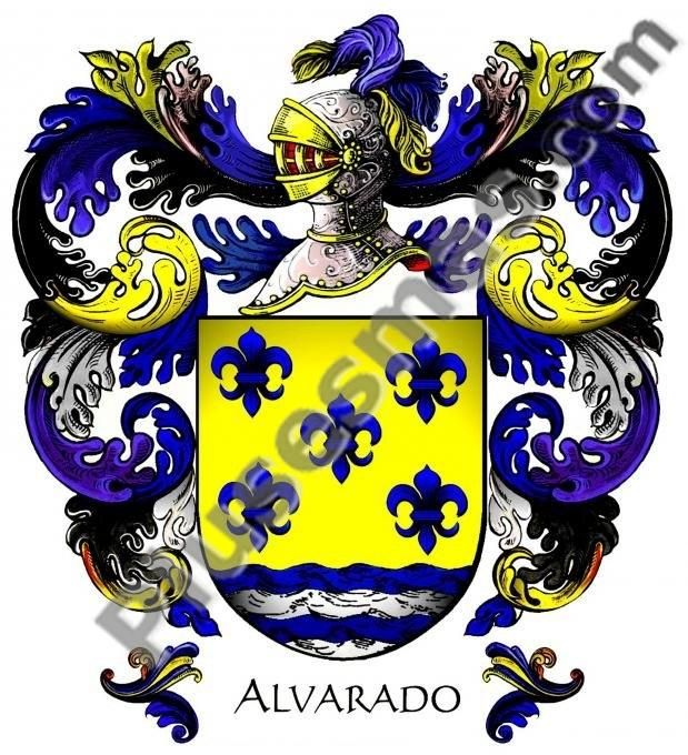 Escudo del apellido Alvarado