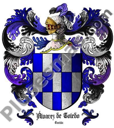 Escudo del apellido Alvarez De Toledo