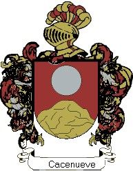 Escudo del apellido Cacenueve