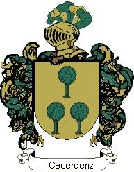 Escudo del apellido Cacerderiz