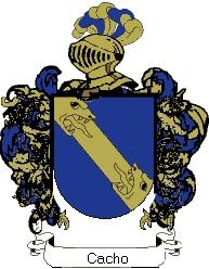 Escudo del apellido Cacho