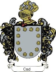 Escudo del apellido Cad