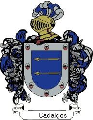 Escudo del apellido Cadalgos