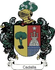 Escudo del apellido Cadalla