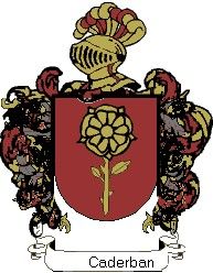 Escudo del apellido Caderban