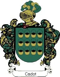 Escudo del apellido Cadot