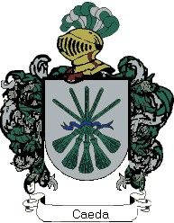 Escudo del apellido Caeda