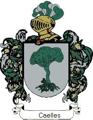 Escudo del apellido Caelles