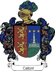 Escudo del apellido Cafont