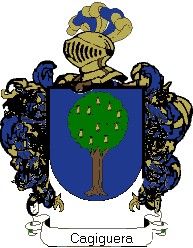 Escudo del apellido Cagiguera