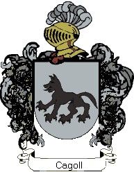 Escudo del apellido Cagoll