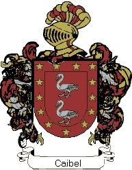 Escudo del apellido Caibel