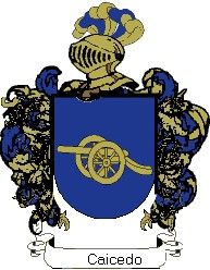 Escudo del apellido Caicedo