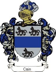 Escudo del apellido Cain