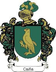 Escudo del apellido Caiña