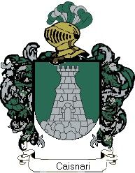 Escudo del apellido Caisnari