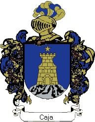 Escudo del apellido Caja