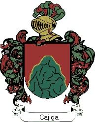 Escudo del apellido Cajiga