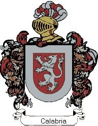 Escudo del apellido Calabria