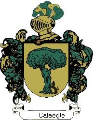 Escudo del apellido Calaegte