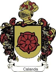 Escudo del apellido Calanda