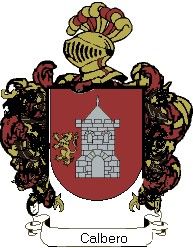 Escudo del apellido Calbero