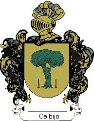 Escudo del apellido Calbijo