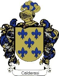 Escudo del apellido Calderasi