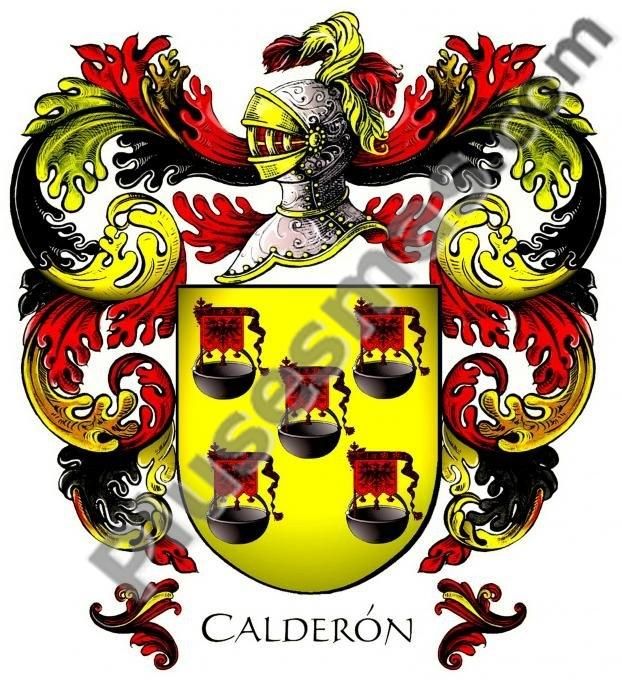 Escudo del apellido Calderón
