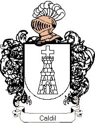 Escudo del apellido Caldil