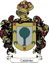 Escudo del apellido Caldirán