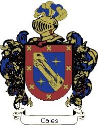 Escudo del apellido Cales