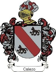 Escudo del apellido Calezo