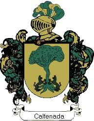 Escudo del apellido Calfenada