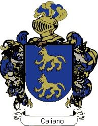 Escudo del apellido Caliano