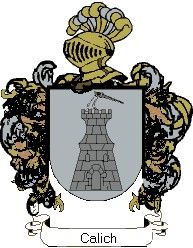 Escudo del apellido Calich