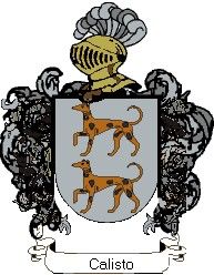 Escudo del apellido Calisto