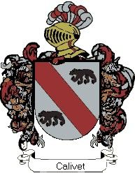 Escudo del apellido Calivet